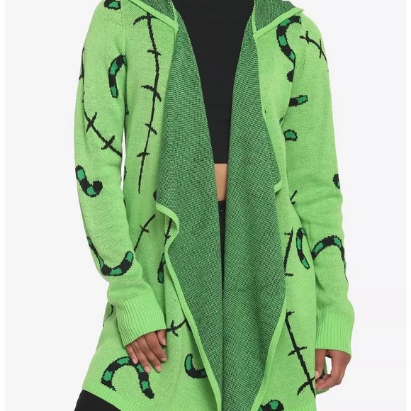 The Nightmare Before Christmas Oogie Boogie Drape Cardigan Hot Topic Disney‎ - Picture 3 of 4